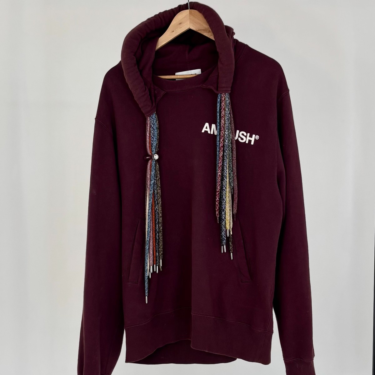 Ambush Burgundy Multi Cord Hoodie